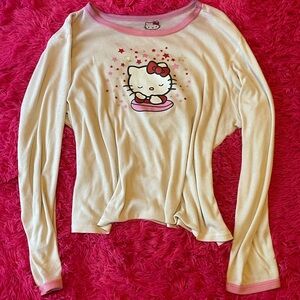 Hello kitty pajama shirt